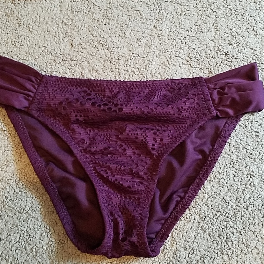 Brand new Deep purple medium bathing suit bottom